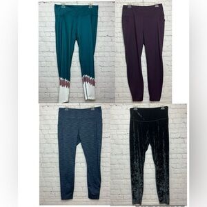 Lot of FOUR Size XL Athletic Leggings